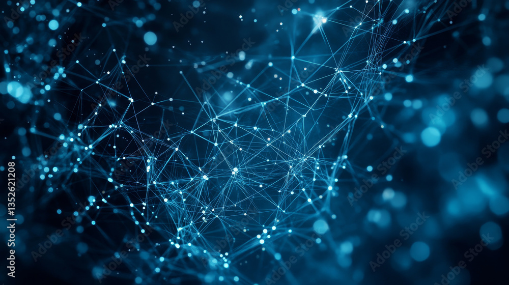Poster abstract concepts of cybersecurity technology and digital data protection. protect internet network 