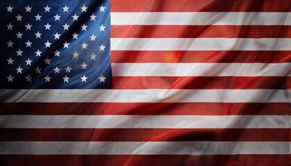 Obraz premium american flag colors with stars and stripes