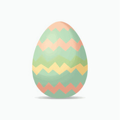 Dekoratives Osterei mit Herz-Motiv

