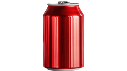 Red Aluminum Drink Can