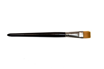 Flat watercolor Paintbrush Isolated on transparent background. Creativity and art.