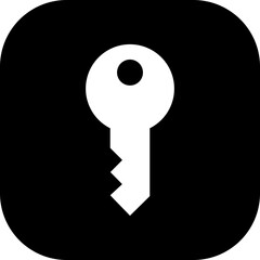 Key icon flat. key lock access account login password, house key Open door icon security isolated on transparent background