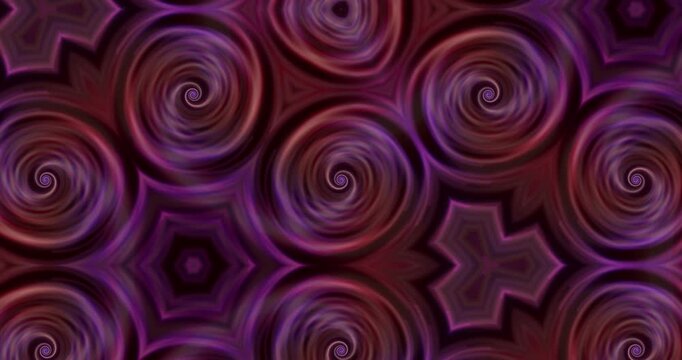 Colorful animated background in purple and pink tones. Club video. Meditation video. Seamless loop. Loop