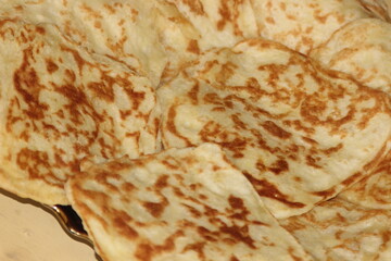 Moroccan Msemmen or Msemen, Traditional homemade flatbread