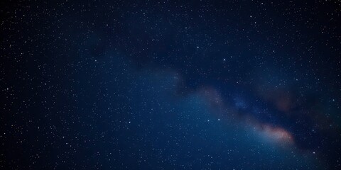 Fototapeta premium Starry night, ethereal glow, celestial dust, vast cosmos, art, nebula