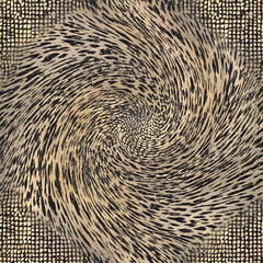 Seamless patterned texture of animal skin, animal print.