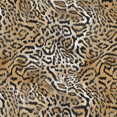 Seamless patterned texture of animal skin, animal print.