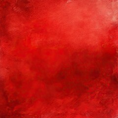 Red background with texture and distressed vintage grunge and watercolor paint stains in elegant Christmas color illustration. 