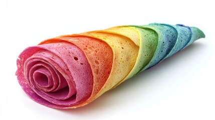 Vibrant Multicolored Swirly Abstract Design Background  Creative Colorful Rainbow Spiral Pattern for Digital Artwork Graphic or Wallpaper