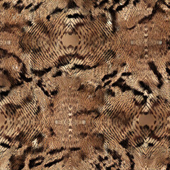 Seamless patterned texture of animal skin, animal print.