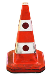 traffic cone Isolated on a Transparent Background PNG	

