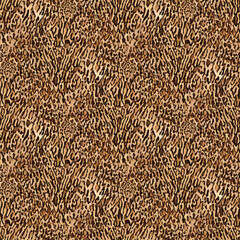 Seamless patterned texture of animal skin, animal print.