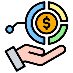 Asset Allocation Icon