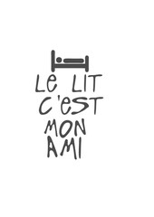 le lit est mon ami citation humour