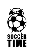 Obraz premium soccer time reveil sonnerie ballon