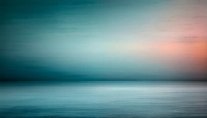 The Ocean is Calm and Peaceful.