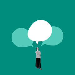 Simple business color background design