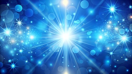 Shiny blue background template