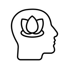 Mental health icon color editable