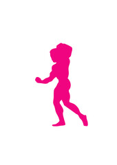 silhouette bodybuilding musculation pose fitness