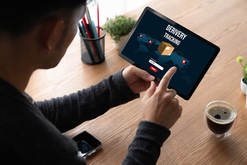 Delivery tracking system for e-commerce and modish online business to timely goods transportation...