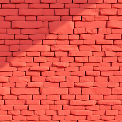 Obraz premium uneven wall 3D rendering