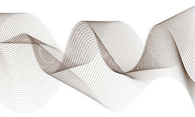 Abstract modern wave line vector technology design banner with wave line white background. Design for business presentation or web design background.