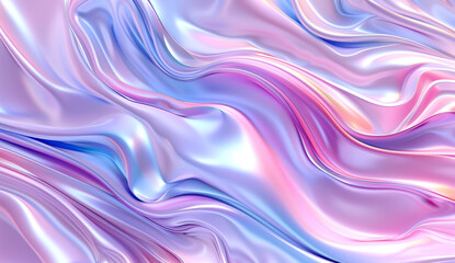 Fototapeta premium Enigmatic Abstract Background Featuring an Iridescent Swirling Marble Pattern That Evokes Tranquility and Creative Inspiration in a Serene Color Palette