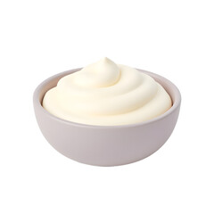 Creamy Mayonnaise in Bowl Food Photography
