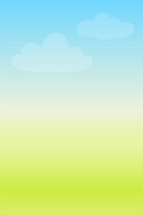 Abstract summer background. Design for templates with children's themes. Vertical gradient vector illustration.