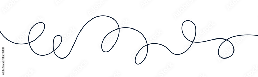 Poster swoosh, swash underline stroke set.abstract wavy thin line. squiggle elements. vector isolated illus