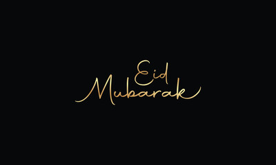 eid mubarak ,calligraphic design vector