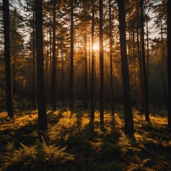 Fototapeta premium morning in the forest