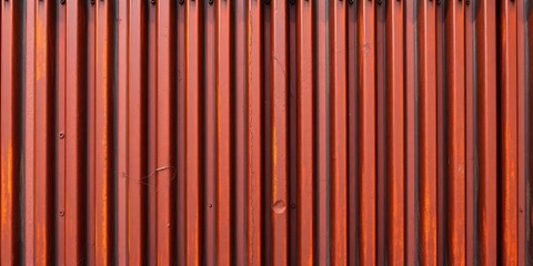 Vertically striped rusty metal, grunge texture, industrial design, background, vertical