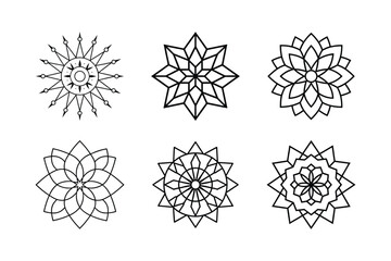 Mandala Line Art Design Bundle – Vector & Clipart Collection