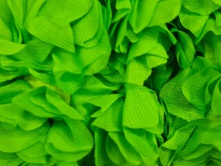 green fabric background 