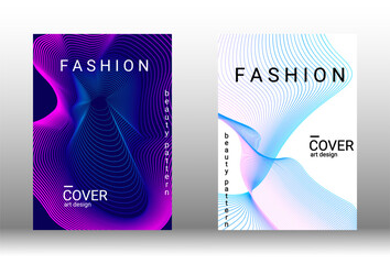 Elegant flowing shapes with harmonious gradients. Perfect for creating modern posters, banners, or digital templates. A visually striking vector design for trendy projects.