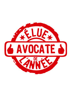 avocate elue annee meilleure tampon
