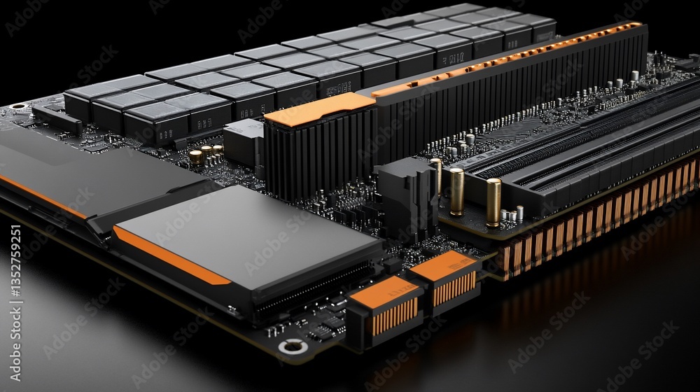 Aufkleber high-performance computing: a close-up view of advanced technology