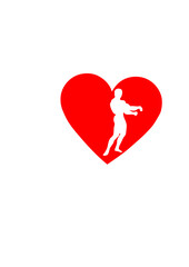 I love bodybuilding coeur musculation pose muscu