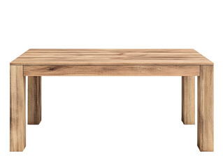 Clean wooden desk with minimalist design, featuring a drawer. Ideal for home office setup or study area. Modern and functional furniture piece.