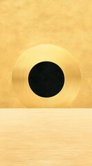 Golden Circle for Abstract Background.