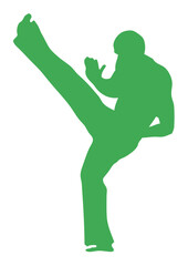 capoeira figure silhouette ombre dessin