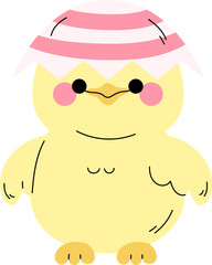 happy easter baby chick clipart