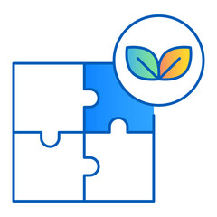 green business, sustainable solution, eco puzzle, eco friendly business, corporate sustainability, business strategy, eco innovation, ethical business, green integration, sustainable plan
