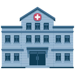 Healthcare facility icon flat vector design
