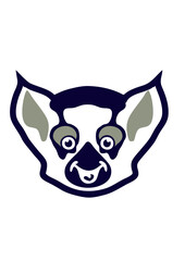 lemurien dessin animaux rigolo