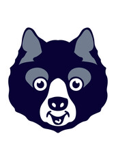 loup dessin animaux rigolo