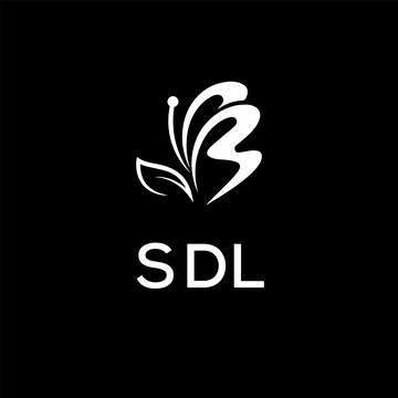 SDL creative minimalist letter logo.