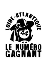 44 loire atlantique breton numero boule chapeau, en vrai il ne font pas partis de la bretagne mais...